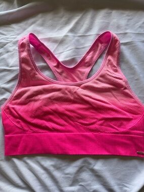 PINK Victoria's Secret Ombre Pink Seamless Sports Bra